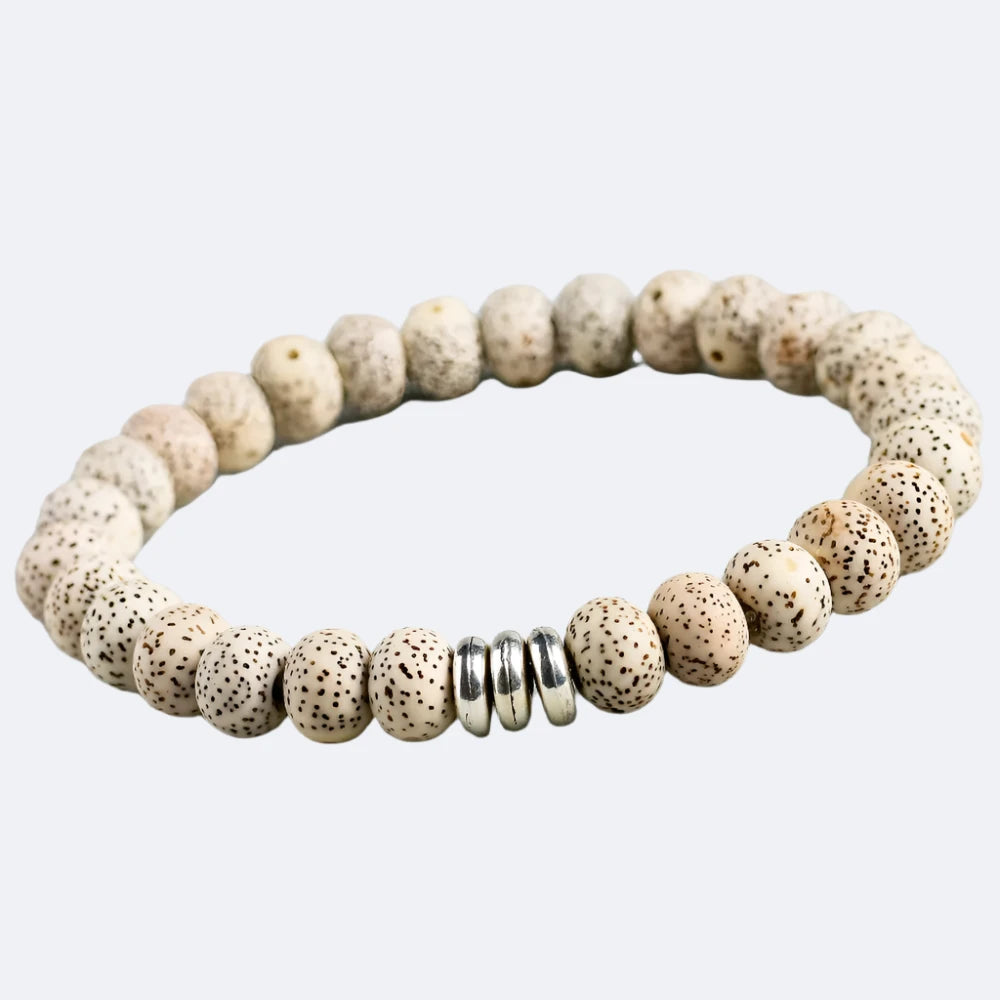 Handgefertigtes tibetisch-buddhistisches Armband mit Mala-Perlen aus Bodhi-Samen