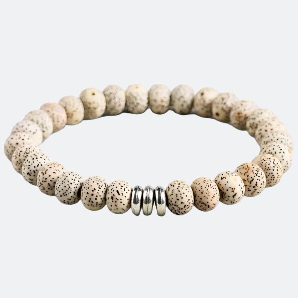 Handgefertigtes tibetisch-buddhistisches Armband mit Mala-Perlen aus Bodhi-Samen